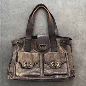 Leather tarnish purse